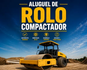 Leia mais sobre o artigo Aluguel de Rolo Compactador: Mais Eficiência para Obras e Pavimentações